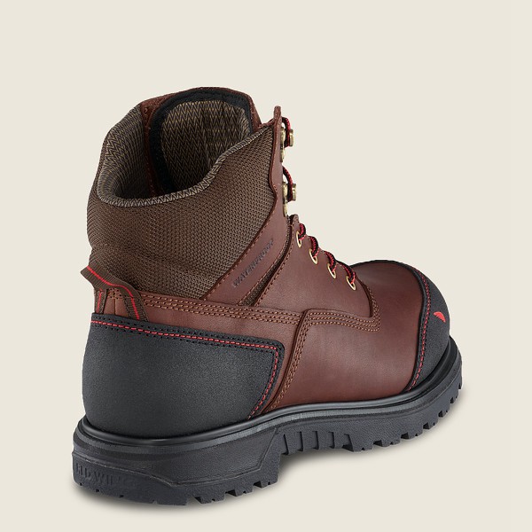 Botas de Trabajo Red Wing Hombre Marrom/Negros - Brnr Xp - 6-Inch Waterproof Soft Toe - 793-JRPNVD